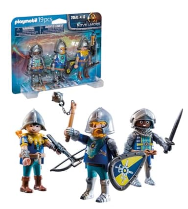 PLAYMOBIL Novelmore 70671 3er Set Novemore-Ritter, Ab 4 Jahren