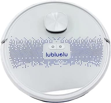 Lubluelu Saugroboter mit Wischfunktion 3-1, 4500Pa Staubsauger Roboter Lasernavigation mit 5 Karten, 55 dB Roboterstaubsauger mit APP Steuerung, Ideal für Tierhaare, Teppiche, Hartböden, Weiß