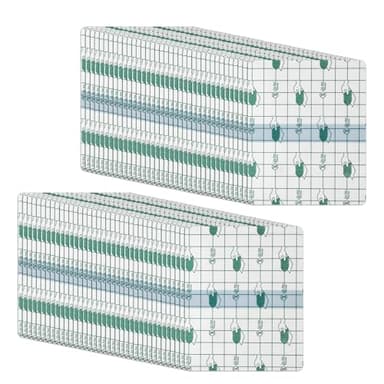 Duschpflaster 50 Stück Folienverband Duschpflaster Wasserfest 6 * 6 cm Pflaster Wasserdicht Transparent Bandage Tattoo Folie Heilung Klebebandage zum Sport Duschen Temporär Wasserdichte Wunden