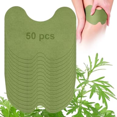 Pain Relief Patch,50 Stück Schmerzpflaster Pflaster Rücken & Knie,Pain Relief Patch For Knee,Kniepflaster Gegen Arthrose,Schmerzlinderung Patch Schnell Wirkend für Knie, Rücken, Nacken Muskelkater