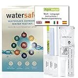 Aquanatura Trinkwasser Wassertest (9 versch. Tests in 1) Bakterien, Blei, Chlor, pH, Härte, Nitrite, Nitrate, Eisen und Kupfer