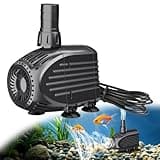 Biling Ultraleise Teichpumpe für außen 20W 750L/H Springbrunnen Pumpe mit Filter, Aquarium Pumpe Mini Wasserpumpe Kompakte Brunnen Tauchpumpe für Fontänen und Wasserspiel Brunnen Haushaltspumpe