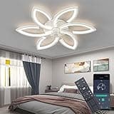 DIDADIDA Deckenventilatoren mit Beleuchtung Und APP Leise 70W Dimmbare deckenleuchte mit ventilator lampe decke mit fernbedienung 70CM Für Schlafzimmer Wohnzimmer Esszimmer Gebläselich