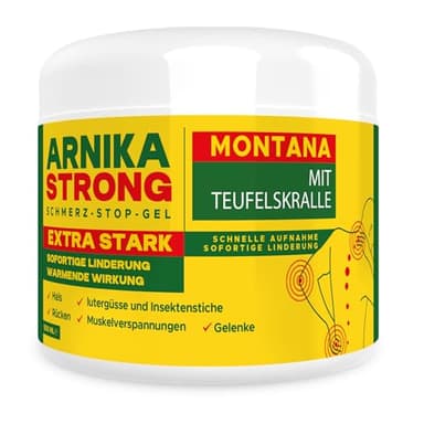 Arnika-Salbe Extra Forte – hochkonzentrierte Arnika-Salbe mit Teufelskralle (500 ml) | schnelle Linderung bei Blutergüssen, Muskel- & Gelenkschmerzen, Massage, wärmende Wirkung