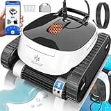 KESSER® Poolroboter für Boden und Wand | Poolsauger bis 100m² Pools & eine leistungsstarke Reinigung | Poolreiniger vollautomatisch mit App-Funktion und Kontrollmodul | Klettermechanismus