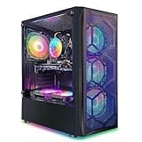 STGsivir Gaming PC, Radeon RX 580 8Go GDDR5, Core i7 bis zu 3,9GHz, 16G RAM, 512G SSD, 600 M WiFi, BT 5.0, RGB Lüfter x 6, W10H64,Gamer PC Computer Desktop Rechner