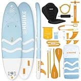 Stand Up Paddling Board Hochwertigem Zubehör - HUIIKE | SUP Board, Stand Up Paddle mit Dual-Use-Paddel und Kajaksitz | Stand-Up Paddling mit Großer Stabilität | Standup Paddleboard Aufblasbar Set