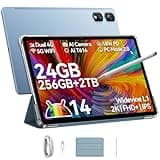 Blackview Tab 16 Pro Tablet Android 14, 24GB RAM + 256GB ROM (1TB TF) Gaming Tablet, Großes Display 11 Zoll Tablets, Simlockfrei Ohne Vertrag, 4G Dual SIM Tablet PC, inkl Stift und Hülle