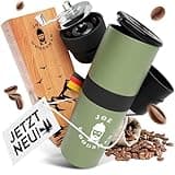 Joe WOODSMAN Reisekaffeemaschine - All-in-One Becher und Kaffeemaschine für Wandern, Trekking, Camping und Festivals - Jetzt entdecken!