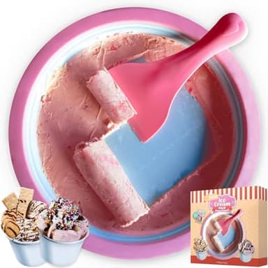 MikaMax - Eis Teppanyaki Platte - Eiscreme Rollen Machine - DIY Roll - Ice Pan Eismaschine - mit rezepten - Zum Zubereiten von Ice Cream Rolls