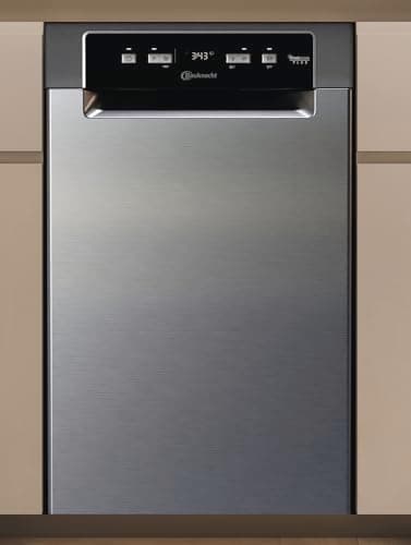 Bauknecht BK6UC11BS7A0X teilintegrierbarer Geschirrspüler (45 cm)/ ActiveDry/Sensorprogramm/PowerClean/Besteckschublade/Hygiene-Programm/Vollwasserschutz/Multizone/Startzeitvorwahl