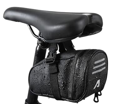 Alpensattel Fahrrad Satteltasche | Praktische Tasche zur Befestigung am Sattel | Wasserdicht & Universal einsetzbar für z. B. Werkzeug, Flickzeug, Fahrradschloss UVM. | Fahrradtasche