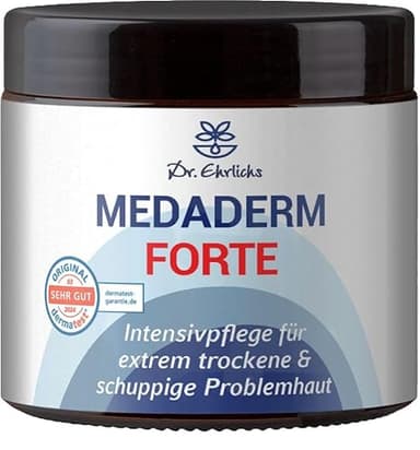 Dr. Ehrlichs Gesundkatalog Pflege Medaderm Forte - Neurodermitis Creme - Salbe für trockene Haut und Schuppenflechte - Intensiv- und Pflegebalsam 100 ml