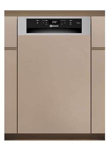Bauknecht BK6PC11BS7A0 Vollintegrierbarer Geschirrspüler (45 cm)/ ActiveDry/Sensorprogramm/PowerClean/Besteckschublade/Hygiene-Programm/Vollwasserschutz/Multizone/Startzeitvorwahl