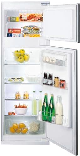 Bauknecht KDI 14S2 Einbau-Kühl-/Gefrierkombination/ Energieeffizienzklasse: E/ Nische 145/ Elektronische Temperaturregelung/ LED-Beleuchtung/ Abtauautomatik im Kühlteil/ Sicherheitsglas