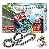 Carrera GO Mario Kart 8 Set, Actionreiche Rennstrecke mit Looping, 2 Slotcars – Mario und Luigi, Turbo-Button, Erweiterbar und Deko-Elemente, für Kinder ab 6 Jahren, 4,9 Meter lange Strecke
