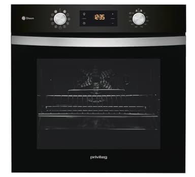 Privileg PBWK3 JH8S BLG Einbau-Backofen mit Hydrolyse und Dampffunktionen/ 71 l/Hydrolyse/CLICK und CLEAN/Multi-Level-Kochen/Pizzafunktion/Freasy Cook