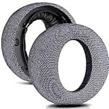 PS5 Ersatz-Ohrpolster für Sony Playstation 5 Pulse 3D PS5 kabellose Kopfhörer, Headset-Ohrpolster, Reparaturteile (graues Flanell)