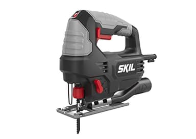 SKIL 4390 AA Stichsäge (710 W, schneller Blattwechsel, LED-Arbeitsleuchte, inkl. Adapter, Hublänge 20 mm) F0154390AA