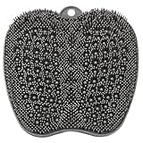HONYIN Großes Fußbürste Fußwäscher Fuss Wäscher Bath Massage Pad mit Rutschfesten Saugnäpfen - Reinigt, Peeling, Massiert Ihre Füße Ohne Bücken, Fußkreislauf & Entlastet müde Füße (28 x 28 cm)