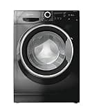 Bauknecht W8 S6300 A Waschmaschine Frontlader / 8kg / EEK A/Kurz 30 / Kurz 45 / Kraftvolle Fleckenentfernung/Anti-Allergie-Programm/Wolleprogramm/Schwarz/Langlebiger Inverter-Motor