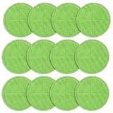YANGYUQI 12 Stück Mikrofaser-Pads Kompatibel für Steam Twister Dampfreiniger, Ersatz Pads für alle Böden - Langlebig und Perfekte Passform - Maschinenwaschbar