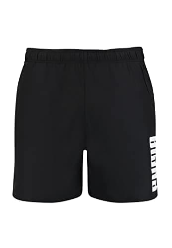 PUMA Herren Swim Men's Mid Shorts Swim Trunks, Schwarz, L