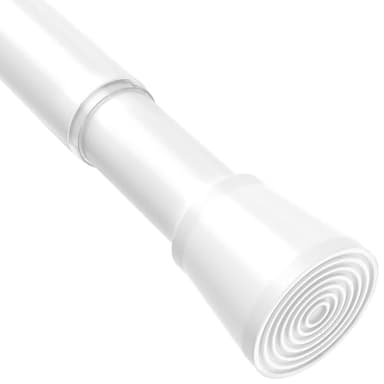 BSYXLSX Gardinenstange ohne Bohren Weiß 71-155 cm – Ø 25 mm 1 Stück Verstellbare Teleskopstange zum Klemmen, für Vorhänge, Duschvorhang& Garderobe