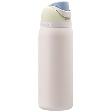 Owala FreeSip Isolierte Edelstahl Trinkflasche mit Strohhalm, 945 ml – BPA-frei, optimal für Sport, Fitness, Outdoor und Reisen, Iced Breeze