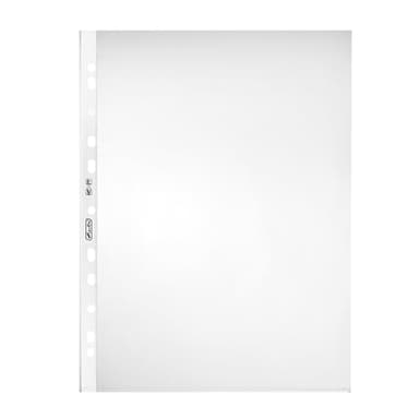 Herlitz 5824008 Prospekthülle ,A4, glasklar, Stärke: 0,06 mm, 100 Stück