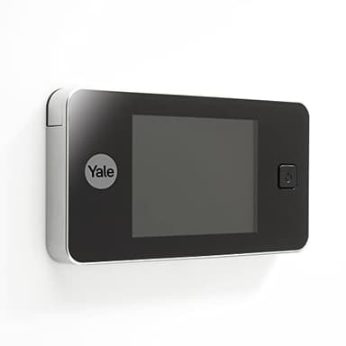 Yale Standard Digitaler Türspion 500 - Live-Ansicht - Hochwertige Kamera - Silber