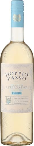 Doppio Passo Bianco Alternativa – Alkoholfreier, halbtrockener Weißwein aus Italien (1 x 0,75l)