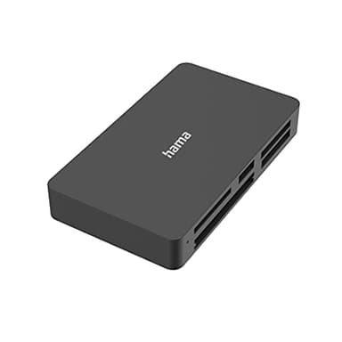 Hama SD Kartenlesegerät USB 3.0 „All in One“ 5 Slots (5 Gbps USB Kartenleser für SD, SDHC, SDXC, microSD, microSDHC, microSDXC, MMC, MS, CF, xD Speicherkarten, 5in1 Card Reader für Windows und Mac)