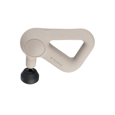 TheraGun Relief Handmassagegerät - Einfach, bequem, leicht, für tägliche Schmerzlinderung in Nacken, Rücken, Bein, Schulter und Körper (Sandfarbe)