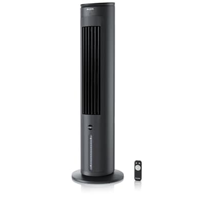 Brandson - Luftkühler mit Wasserkühlung - Preisträger 2025 - Verdunstungskühler - Luftkühler - Ventilator - mobile Klimaanlage ohne Abluftschlauch - leise - Turmventilator