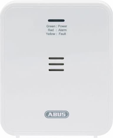 ABUS Kohlenmonoxid-Melder COWM370 - CO-Melder mit 7-Jahres-Sensor, 85 dB lautem Alarm; Prüftaste & 3 Jahre Batterielebensdauer - Weiß