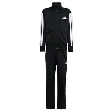 adidas Unisex Kids ESSENTIALS CLIMACOOL TRACKSUIT, black/white, 11-12 Years