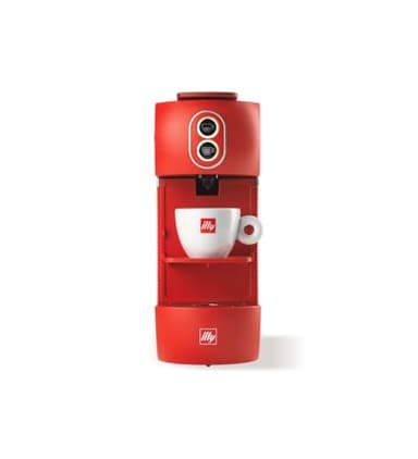 illy Kaffeemaschine für Kaffeepads ESE 44 mm Papierfilter Farbe Rot