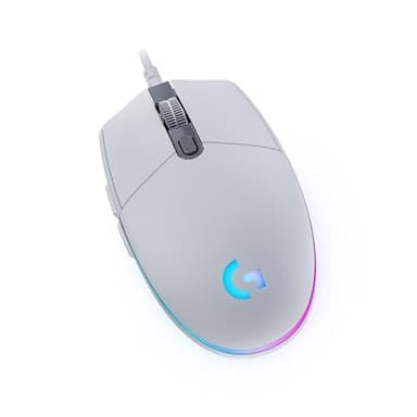 Logitech G Gaming-Maus, Weiß, G203