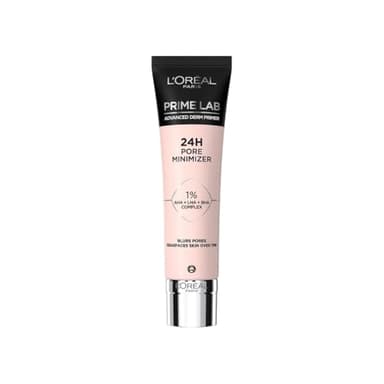 L'Oréal Paris Pore Minimizer Primer, Basis für ein langanhaltendes Make-up, sofort kaschierte Unebenheiten und optisch getarnte Poren, Bis zu 24h Halt, Prime Lab Advanced Derm Primer, 30 ml