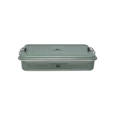 STANLEY 1913 Useful Classic Box 1.2L - Spülmaschinenfest - Lunchbox aus Edelstahl - Stapelbare Sandwich-Box - BPA-Frei - Sicherer Verschluss - Hammertone Green