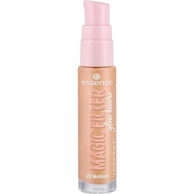 essence MAGIC FILTER glow booster, Basis, Nr. 20, Nude, pflegend, Färbeeffekt, weichzeichnend, natürlich, strahlend, vegan, ohne Parfüm, ohne Alkohol, ohne Parabene, 1er Pack (14ml)
