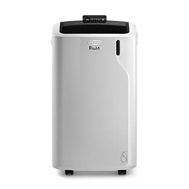 De'Longhi Pinguino PAC EM93 Silent, Klimaanlage für Räume bis zu 90 m³, Mobile Klimaanlage Inklusive Fensterkit, 10.500 BTU/h, 2,6 kW, 63 dB, Entfeuchtungsfunktion, Energieklasse A, 24h-Timer, Weiß