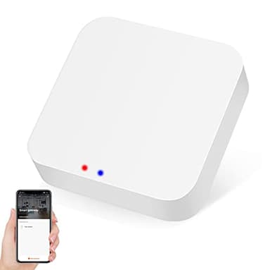 ZigBee 3.0 Hub WLAN und Bluetooth Dual Mode Gateway, Tuya Smart Home Bridge Drahtlose Fernbedienung, Intelligent Bridge Wireless Smart Home Gateway Sprachsteuerung über Alexa, Nur für Tuya-Produkt