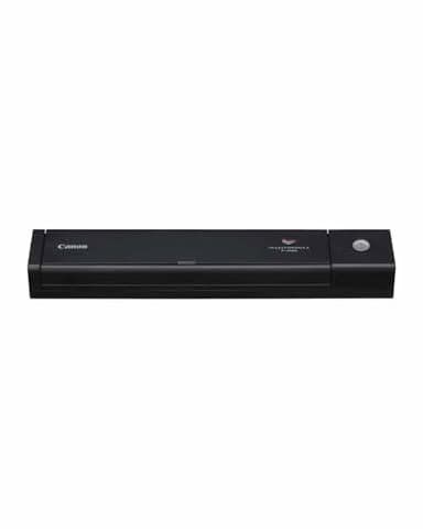 Canon P-208II - imageFORMULA Mobiler Dokumentenscanner (Duplex DIN-A4 Einzug, Farbe, 600dpi, 8 Seiten/Min, 10 Blatt ADF, PDF durchsuchbar, OCR, Plug & Scan, Twain, schwarz)