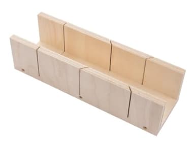 Toolland Gehrungslade, präzise Sägeschnitte, ideal für Profis und Heimwerker, 30 x 9,5 x 8 cm