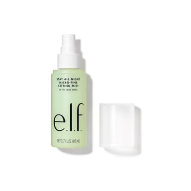 e.l.f. Stay All Night Micro-Fine Setting Mist, feuchtigkeitsspendendes & erfrischendes Makeup Setting Spray für 16 Stunden Tragezeit, Vegan & Tierversuchsfrei, 2,7 Fl Oz
