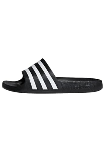 adidas Unisex Adilette Aqua Slides, Core Black / Cloud White / Core Black, 42 EU