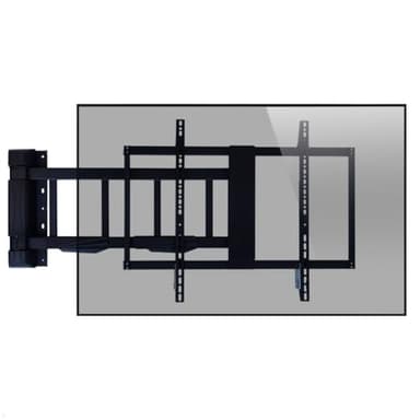 MonLines mySwing MSM10 elektrische TV Wandhalterung 75-86 Zoll, schwarz