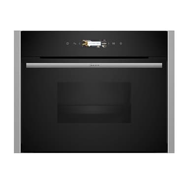 NEFF C24MR21N0, N70, Compact-Backofen mit Mikrowelle, Made in Germany, Full Touch TFT-Display, Inverter-Technologie, Soft Open and Close, Favorit-Funktion, Home Connect, 60 x 45cm, Edelstahl